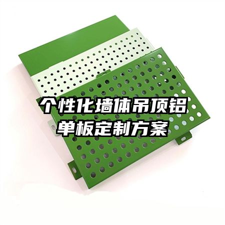 个性化墙体吊顶铝单板定制方案