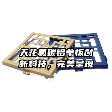 天花氟碳铝单板创新科技，完美呈现