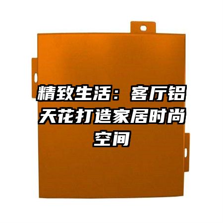 精致生活：客厅铝天花打造家居时尚空间