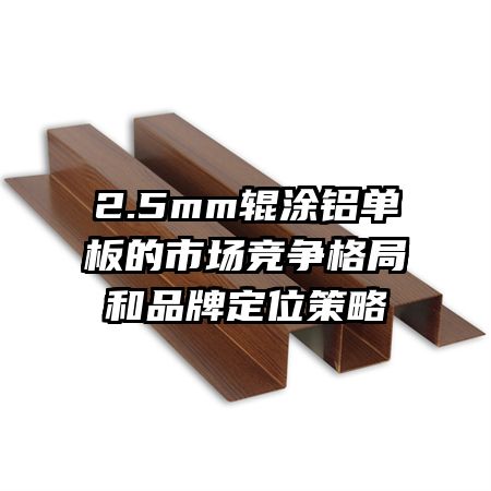 2.5mm辊涂铝单板的市场竞争格局和品牌定位策略